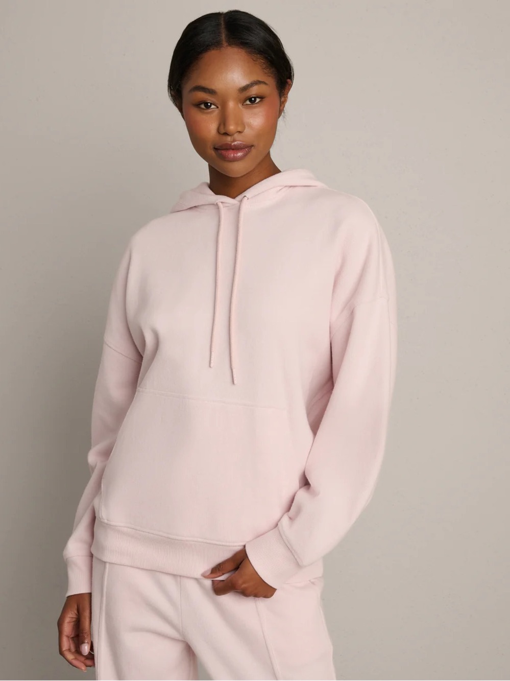 RHONE Signature rib hoodie